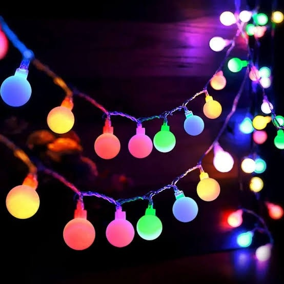 Snow Ball String Fairy Lights – Multi Color