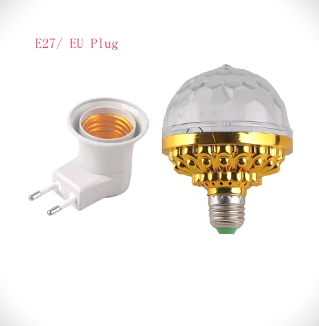 6 Color – 360° Party DJ Lights Colorful Bulb (with Holder)